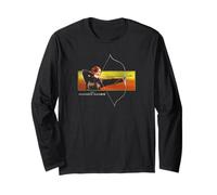 The Hunger Games Katniss Bow and Arrow Front and Back Movie Maglia a Manica