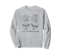 The Hunger Games Mockingjay Icons Movie Felpa