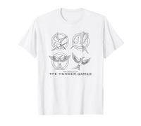 The Hunger Games Mockingjay Icons Movie Maglietta