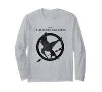 The Hunger Games Mockingjay Pin Maglia a Manica