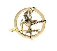 The Hunger Games Vittorioso Mockingjay Bird Katniss Everdeen Pin Freccia Spilla bronza