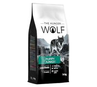The Hunger of the Wolf Crocchette Cuccioli Pollo per razze grandi, 14 kg | Crocchette per cuccioli di razze grandi - 29,5% farina di pollo, omega-3/-6, FOS/MOS, glucosamina e condroitina.