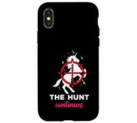 The Hunt Continua Funny Unicorn Adventure Graphic Custodia per iPhone X/XS