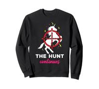 The Hunt Continua Funny Unicorn Adventure Graphic Felpa