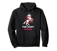 The Hunt Continua Funny Unicorn Adventure Graphic Felpa con Cappuccio
