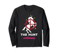 The Hunt Continua Funny Unicorn Adventure Graphic Maglia a Manica
