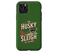 The Husky Sleigh Co Classic Siberian Huskies - Vintage Custodia per iPhone 11 Pro