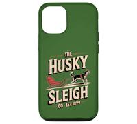The Husky Sleigh Co Classic Siberian Huskies - Vintage Custodia per iPhone 12/12 Pro