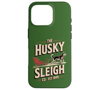 The Husky Sleigh Co Classic Siberian Huskies - Vintage Custodia per iPhone 16 Pro