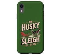 The Husky Sleigh Co Classic Siberian Huskies - Vintage Custodia per iPhone XR