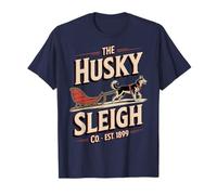 The Husky Sleigh Co Classic Siberian Huskies - Vintage Maglietta