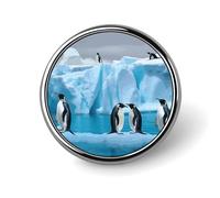 The Iceberg - Spilla rotonda in metallo, personalizzata, adatta per abbigliamento, borse, cappelli, spilla con stampa umoristica, accessori per feste per uomini e donne