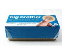 The Idea Box Kids Big Brother Set Di 30 2-sided Legno Attività Monete Nuovo