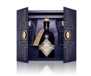 The Illusionist Mysterium Gift Set | Il Gin che Cambia Colore | 16 Botaniche Premium | Floreale & Fruttato | 45% Vol. | 500ml + 2 Beute Erlenmeyer | Magia in una Scatola Regalo