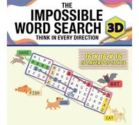 The Impossible Word Search 3D : Think In Every Direction: A Mind-Bending 3D Word Search Book for Kids & Adults - Forcing You to Think in Every Direction!
