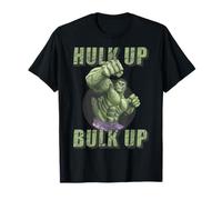 The Incredible Hulk Tough Hulk Up Bulk Up Badge Maglietta
