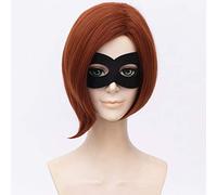The Incredibles Elastigirl Women Helen Parr Parrucca Cosplay Gioco Di Ruolo Parrucca Di Capelli Sarah Vowell Con Maschera Per Gli Occhi Super Mamma Parrucca Costumi Taglia Unica Helen Parr