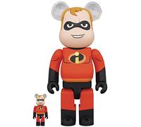 The Incredibles: Mr. Incredible 100% e 400% Be@rbrick Figure Confezione da 2