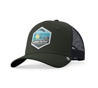 The Indian Face Born to Fly cap, Verde, One Size Unisex