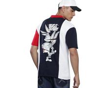 The Indian Garage Co Warner Bros. Collection - Polo da uomo a maniche corte, con stampa di coniglietti, Blu navy, 52