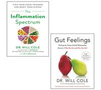 The Inflammation Spectrum, Gut Feelings [Hardcover] 2 Books Collection Set By Dr Will Cole