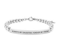 THE INSPIRATION CO. Always My Daughter, Forever My Friend, One Size, Argento, Argento