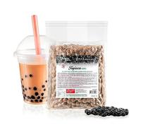 The Inspire Food Company Perle di tapioca per Bubble Tea - 1 kg - Le perle di tapioca di alta qualità sono anche deliziose in cocktail, spritz di vino, spumante, yogurt e altri dolci.
