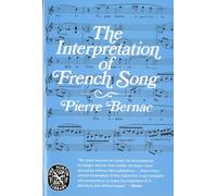 The Interpretation of French Song