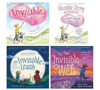 The Invisible String Series - Set da collezione di 4 libri, libri di comfort e connessione per bambini, The Invisible String, The Invisible String Workbook, The Invisible Guinzaglio, The Invisible Web