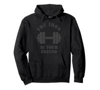 The Iron Is Your Friend v3 -Sollevamento Pesi e Bodybuilding Felpa con Cappuccio