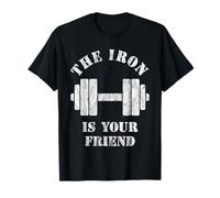 The Iron Is Your Friend v3 -Sollevamento Pesi e Bodybuilding Maglietta