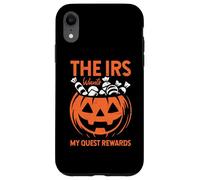 The IRS Wants My Quest Ricompensa Candy Halloween intagliato zucca Custodia per iPhone XR