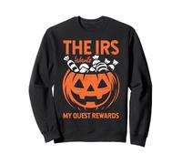 The IRS Wants My Quest Ricompensa Candy Halloween Intagliato Zucca Felpa