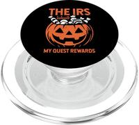 The IRS Wants My Quest Ricompensa Candy Halloween intagliato zucca PopSockets PopGrip per MagSafe