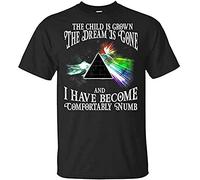 The is Grown The Dream is Gone Comfortably Numb T-Shirt Black for Men-W Fashion Style Tee Shirt Black XXL