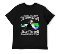 The is Grown The Dream is Gone Comfortably Numb T-Shirt Black for Men-W Fashion Style Tee Shirt L