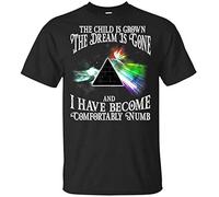 The is Grown The Dream is Gone Comfortably Numb T Shirt Black for Men W Style Tee Shirt Black M