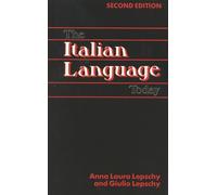 The Italian Language Today Lingua inglese - Lepschy Anna