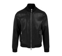 The Jack Leathers Giacca in pelle leggera 0.3 Derek Seamless Plongee (Nero) 54