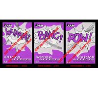 The Jam Sound Affects Completo Set Di 3 A4 Misura Poster USA Promo 1981