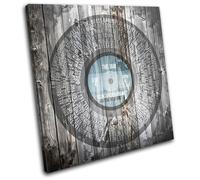 The Jam Underground Vintage Shabby Chic Song Lyrics Canvas Art Picture Print