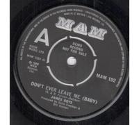 The James Boys - DON'T EVER LEAVE ME BABY 7 INCH (7" VINYL 45) UK MAM 1976