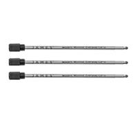 The James Brand The Stilwell Minen D1 CO308903-11 - Set di 3 ricariche a base di olio, colore inchiostro: nero, 0,7 mm