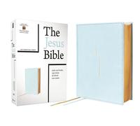 The Jesus Bible, Niv Edition over Board, Blue, Comfort Print