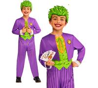 The Joker Costume Bambini Batman Joker Ufficiale Vestito Ragazzi Ragazze