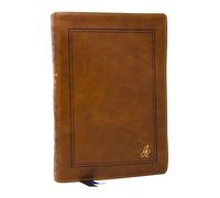The Jonathan Edwards Study Bible: Experience Abiding Joy in Christ (NKJV, Brown Leathersoft, Red Letter, Comfort Print, Thumb Indexed)