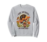 The Journey Is Inward - Vintage Anni '70 Meditazione Art Felpa