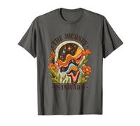 The Journey Is Inward - Vintage Anni '70 Meditazione Art Maglietta