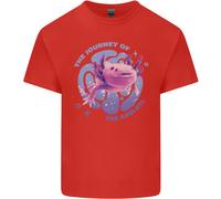 The Journey Of The Axolotl Uomo Cotton T-Shirt Tee Top