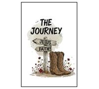 The Journey: Walking by Faith: A Faith-Based Writing Journal to Reflect on Your Spiritual Journey with Jesus